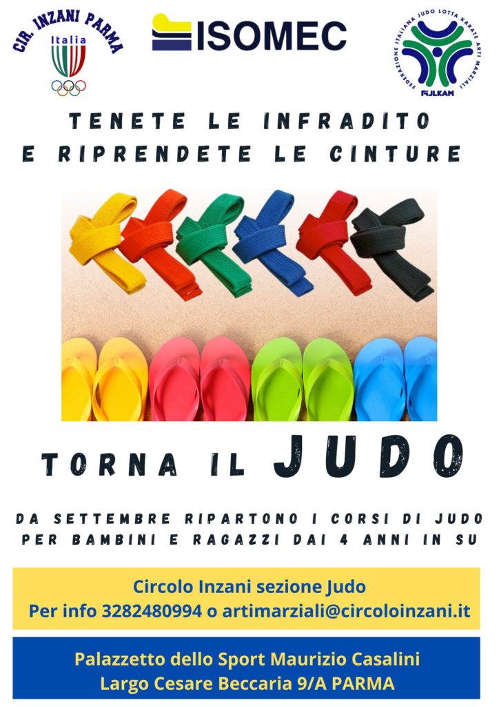 Aperte le iscrizioni ai corsi di judo 2022 a Parma